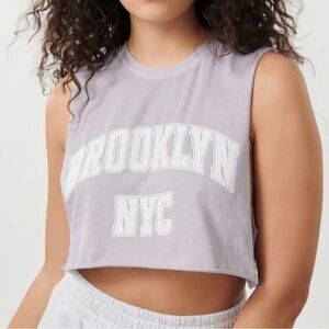 Garage Brooklyn Cropped Muscle Tee